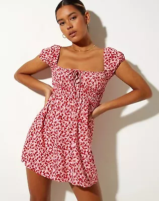 Motel Rocks Galova Mini Dress In Ditsy Butterfly XS • $15