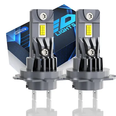 AUIMSOCO H7 LED Headlights High/Low Beam Bulbs 80W 8000LM Super Bright White • $49.99