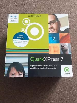 Quarkxpress 7 For Mac Windows Software Discs Tools Pro Interactive Designer • £50