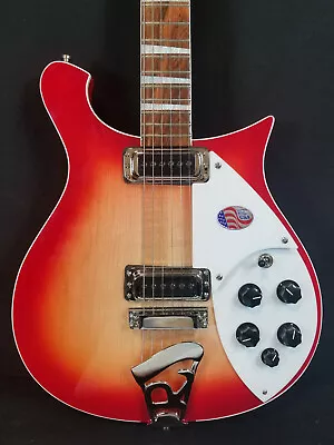 Rickenbacker 620 Fire Glo Stereo NEW Gotoh Tuners Rosewood FB HSC 2024 • $2049