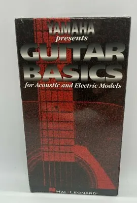 Hal Leonard Yamaha Presents Guitar Basics VHS For Acoustic & Electric Models F/S • $17.08