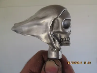 Vintage Flying Skull  Ratrod Hotrod Motorcycle Car Hood Ornament  • $48.39