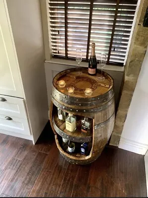 Barrel Bar - Oak Whisky Barrel - Home Bar - Drinks Cabinet • £297.50