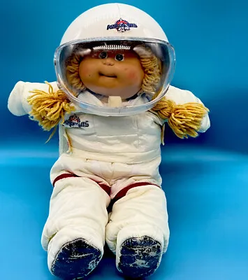 1985 Young Astronaut Cabbage Patch Doll Girl Blonde Pigtails  Hair Blue Eyes • $39.99