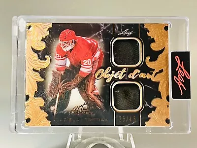 2021-22 Leaf Art Of Hockey Vladislav Tretiak ODA-29 Dual Game Used Patch /45 • $26.99