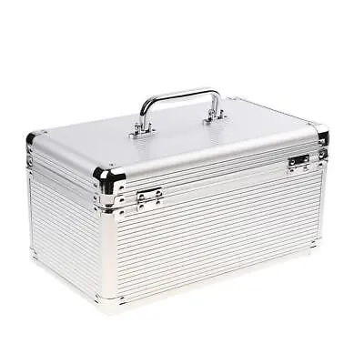 14-Bay 2.5 /3.5  SSD/HDD Hard Drive Protective Storage Carrying Box Aluminum • £33.77