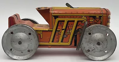 Vintage Marx 1950s Metal Wind Up Tractor Bulldozer For Repair Parts Or Display • $39.95