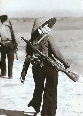 Vietnam  War Photo  -  Female Viet Cong  (VC)   5 X 7 Inch... • $5.99