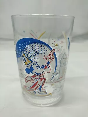 25th Anniversary Walt Disney World Mickey Mouse Drinking Glass Magic Kingdom * • $4.99