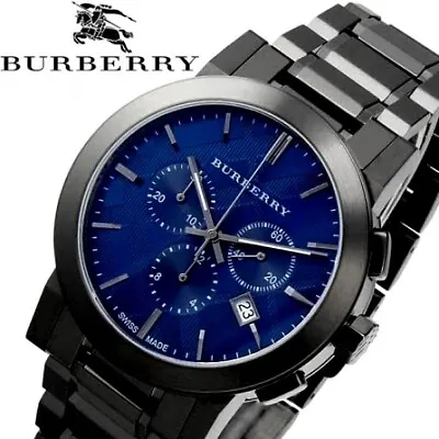$289 • Buy Burberry BU9365 The City Chronograph Men's Twatch Lux Series Swiss Quartz
