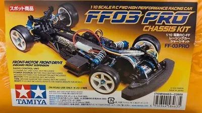 Tamiya FF03PRO Front Motor RC Radio Controlled Chassis Kit • $482.52
