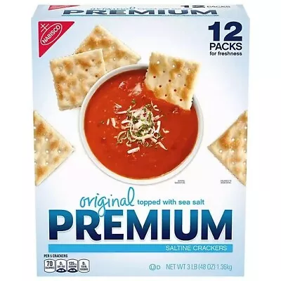 Nabisco Premium Original Saltine Crackers (12 Pk.) FREE SHIPPING • $15.39