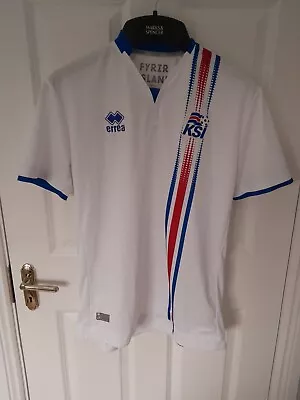 Iceland Away Football Shirt Euro 2016 Size Large • £35.96