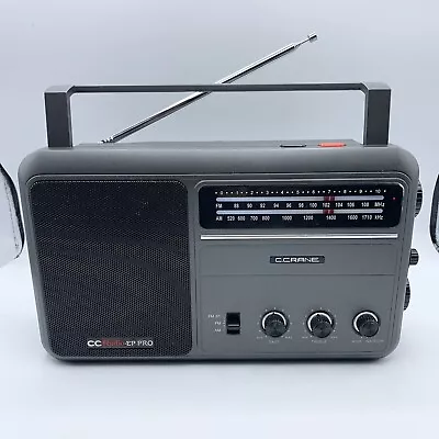 C. Crane CC Radio EP PRO Long Range AM/FM Portable Radio No Cords Tested Works • $87.96