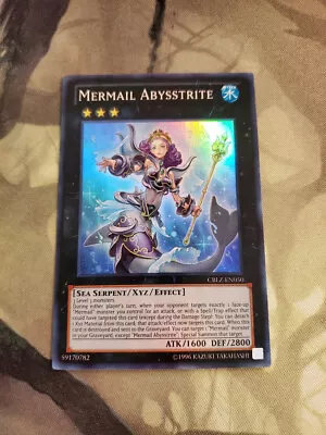 Yugioh - Mermail Abysstrite CBLZ-EN050 NM Unlimited Super Rare • $3.69