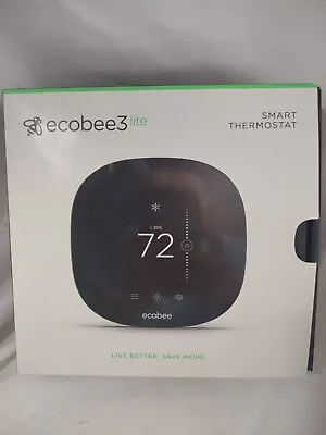 Ecobee3 Lite WiFi Smart Thermostat- Black • $80