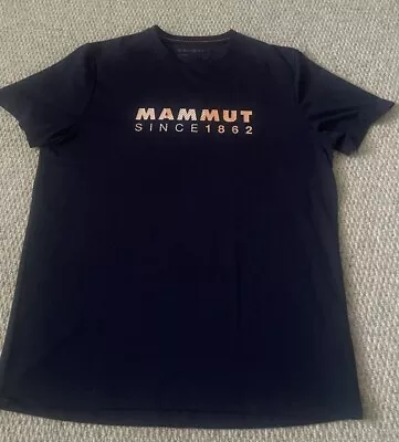 MAMMUT New Navy T-shirt Medium • £14.99