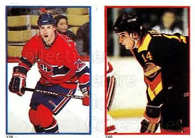 1985-86 O-Pee-Chee Stickers #128-246 Ron Flockhart Moe Lemay • $1.45