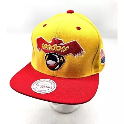 Mitchell & Ness Cleveland Condors Snapback Cap Hat Mens Yellow NBA • $25