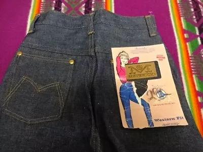 Never Used Dead Stock Vintage 50's Wrangler Maverick Blue Bell Jeans Girls 10 • $69