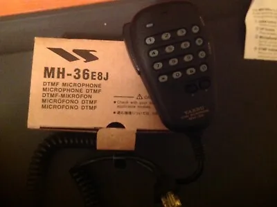 GEUINE YAESU MH-36 E8J Handheld MIC With Dtmf/  FT-817/857/897 -3 Year Warranty • £74.99