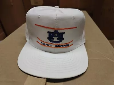 Officially Licensed Auburn Tigers  Bars  Team Logo White Snapback Hat Vintage • $18.99