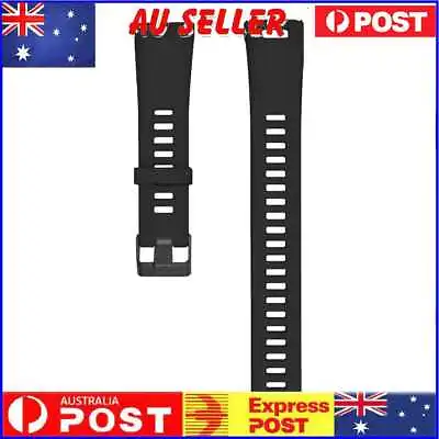 TPE Strap Wrist Band Watch Band Belt For Garmin Vivosmart HR (Black) • $9.79