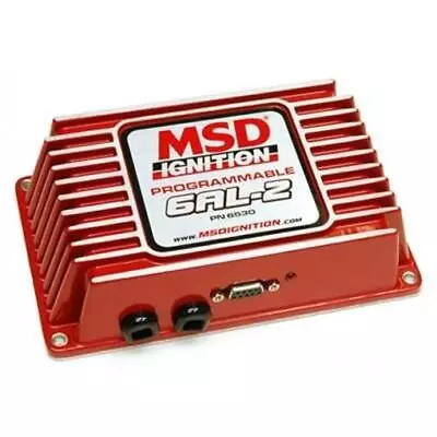 MSD 6530 Programmable Digital 6AL-2 Ignition Timing Control CDI Box Rev Limiter • $549.95