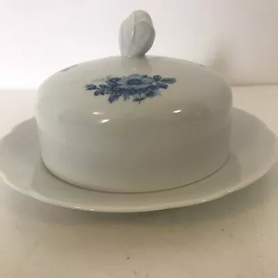 Butter Dish With Lid Ter Steege Bv Delft Blue Hand Painted In Holland Windmill • $24.99