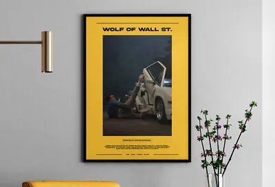 Wolf Of Wall Street Movie Poster A3 Christmas Gift • £8.95