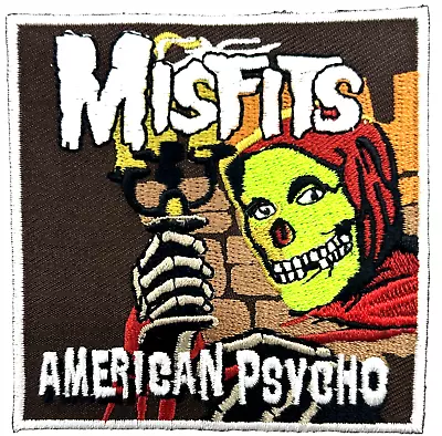 Misfits American Psycho Rock Music Applique Embroidered Iron On Patch • $5.74