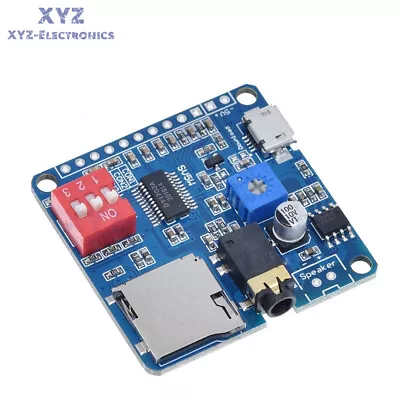 MP3 Player Voice Playback Module I/O Trigger UART Control SD/TF Card • $3.21