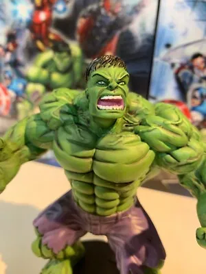 Eaglemoss Marvel Files Special Green Hulk Painted Metal Statue Figure 6'' New • £19.99