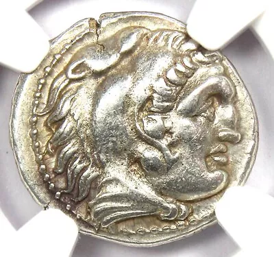 Alexander The Great AR Drachm Greek Coin 336 BC. NGC Choice XF (EF) - 5/5 Strike • $470.25