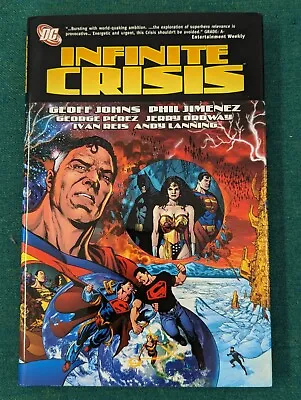 Infinite Crisis Hardcover Geoff Johns - First Printing - Dust Jacket Included • $19.99