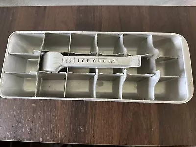 Vintage Ice Cube Aluminum Metal Ice Cube Tray 18 Cubes • $15