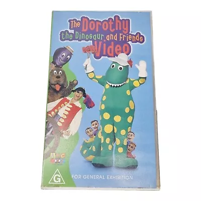 The Dorothy The Dinosaur And Friends Video VHS Tape The Wiggles ABC Video 1999 • $39.95