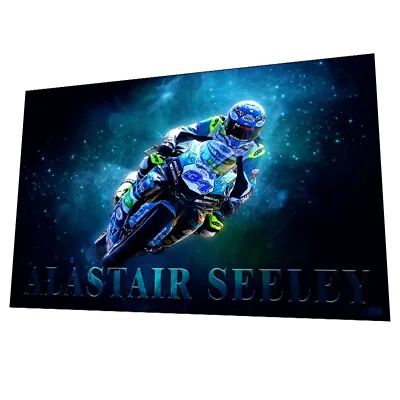 £14.50 • Buy The Wee Wizard Alastair Seeley - Irish Road Racing Wall Art Poster - Size A2