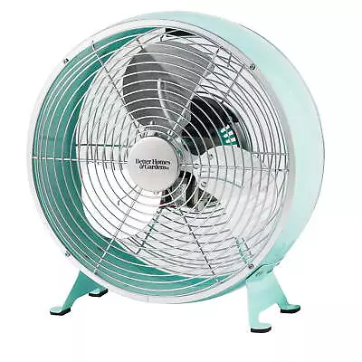 New 9 Inch Retro Table Drum Fan Mint • $12.01