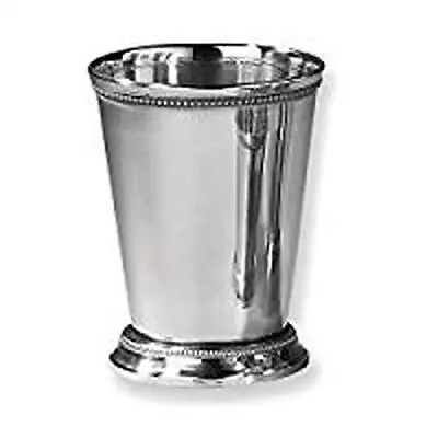 Elegance 90471 Beaded Mint Julep Cup 4.5  Silver • $24.58