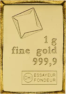 1 Gram Gold CombiBar Valcambi Suisse .9999 Fine Gold Bar • $97.98