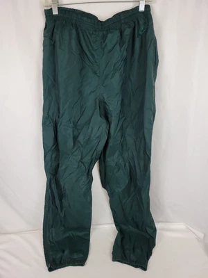 $29.92 • Buy Vintage 90s Nike Mens Size Large Green Windbreaker Track Pants With Ankle Zipper