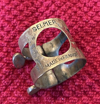 $45 • Buy Vintage Selmer Paris 2 Pointy Screw Alto Saxophone Ligature - Mark Vi, Vii Era
