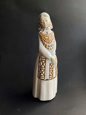 Beautiful Vintage ZAPHIR  Porcelain Woman Figurine In Regional Dress • £25