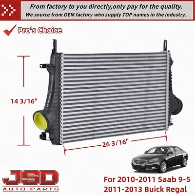 13241751 Turbo Intercooler Cooler Charge Air Fit 2010-2013 Buick Regal Saab 9-5  • $93.69