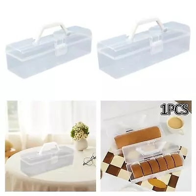 Roll Cake Box Cake Holder Loaf Bread Box Cake Keeper Cake Carrier Cake Container • £7.40