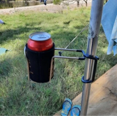 Camping Beer Light Bag Holder Tent Pole Caravan Outdoors • $14.50