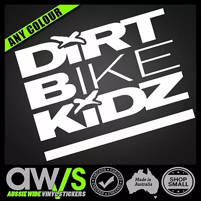 DIRT BIKE KIDZ Sticker Decal LARGE / FOR Motocross PARTS Car MX DBK MX MOTO • $7.50