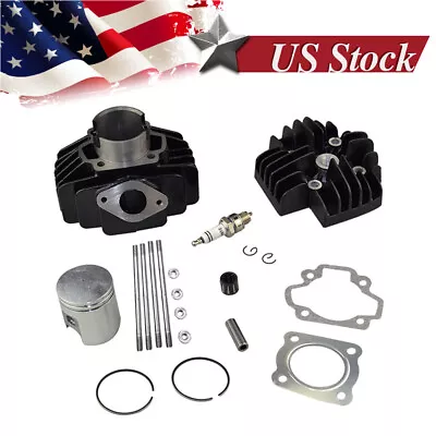 FOR Yamaha PW 50 Big Bore Kit Top End Set 60cc Piston Cylinder Rings 1981 - 2009 • $56.93