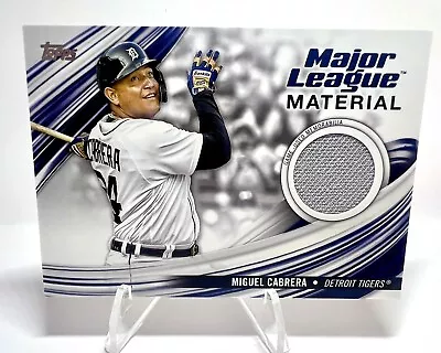 2023 Series 1 Major League Material Relic #MLM-MC Miguel Cabrera  GAME USED • $7